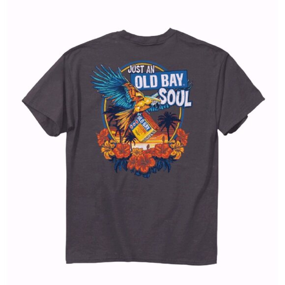 Just an Old Bay Soul Tropical Short Sleeve T-Shirt NEW Fast Ship - Picture 2 of 7